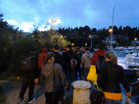 Nakon susreta krenuli smo putem Babinog kuka i obitelji gdje smo bili smješteni